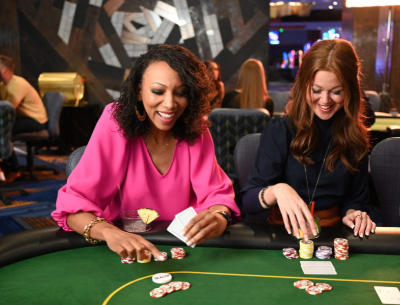 guests enjoying an elevated playing experience in the poker room at saracen casino resort in pine bluff, arkansas