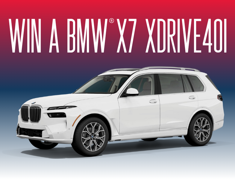 Win a New BMW X7 xDrive40i