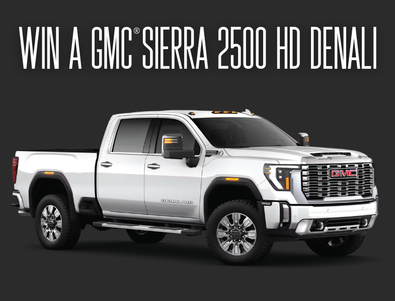 Win a New GMC Sierra 2500 HD Denali